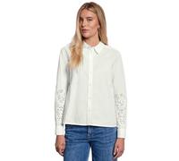 Street One Studio Damen F345671 Bluse mit bestickten Ärmeln, Off White, 38