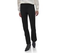 Bootcuthose STREET ONE STUDIO, Damen, Gr. 44, Länge 30, schwarz, Stoff, 61% Viskose, 32% Polyamid, 7% Elasthan, unifarben, bootcut fit lang, Hosen, High Waist (35344267-44) schwarz
