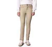 Street One Lederimitathose STUDIO Coated Slim Fit - schwarz/morn beige, Gr. 46, Länge 30