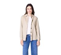 Street One Studio Frauen Cord-Hemdbluse in Beige, Gr: 46
