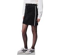 Street One Rock Studio – Cord-Rock mit Gallonstreifen für Frauen, Schwarz, Größe 40