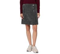 Cordrock STREET ONE STUDIO, Damen, Gr. 34, shore grau, Cord, 90% Polyester, 8% Polyamid, 2% Elasthan, unifarben, regular fit knieumspielend, Röcke, mit Knopfleiste (70632327-34) shore grau