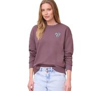 Sweatshirt STREET ONE STUDIO, Damen, Gr. 44, hazy rose, Sweatware, Obermaterial: 60% Baumwolle, 40% Polyester, unifarben, loose fit, Rundhals, Bündchen, Sweatshirts Sweatshirt, in Loose Shape (4590846