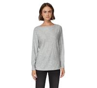 Strickpullover STREET ONE STUDIO, Damen, Gr. 40, erdgrau meliert, Stoff, 30% Polyester, 27% Polyacryl, 23% Polyamid, 20% Viskose, unifarben, regular fit normal, U-Boot-Ausschnitt, Bündchen, Pullover S