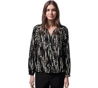 Street One Studio Damen F345211 LTD QR_Studio_Loose Fit Raglanblouse AOP, Schwarz, 38 EU