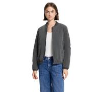 Blouson STREET ONE STUDIO, Damen, Gr. 36, shore grau, Stoff, Obermaterial: 100% Nylon; Futter: 100% Polyester, Füllung: 100% Polyester, unifarben, casual, normal normal, Rundhals, Langarm elastischer 