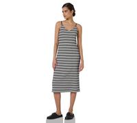 Street One Studio Damen F144512 Gestreiftes Spitzenkleid, Schwarz, 38