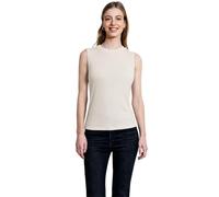Street One Studio Frauen Glitzerndes Strick-Look Top in Beige, Gr: 38