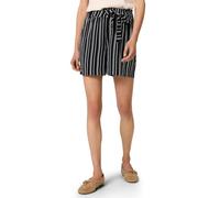 Street One Studio Damen High Waist Shorts mit Gürtel und Streifen