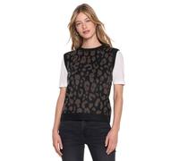 Street One Studio Frauen Jacquard Pullunder in Schwarz, Gr: 40