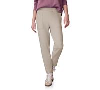 Stoffhose STREET ONE STUDIO, Damen, Gr. 40, Länge 28, soft beige, Stoff, 68% Polyester, 28% Viskose, 4% Elasthan, unifarben, normal knöchelfrei, Hosen Stoffhose, im Loose Fit (32346267-40) soft beige