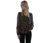 Street One Studio Frauen Leo Chiffon Tunika in Schwarz, Gr: 34