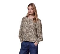 STREET ONE STUDIO Damen F345565 Bluse, Creamy Brown, 42