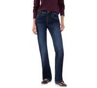 Slim-fit-Jeans STREET ONE STUDIO, Damen, Gr. 33, Länge 32, intense dunkelblau, Jeans, 72% Baumwolle, 27% Polyester, 1% Elasthan, unifarben, lang, Jeans Slim-fit-Jeans, 5-Pocket-Style (90421619-33) int