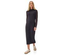 Street One Studio Damen Midikleid aus Mesh mit Leo-Muster