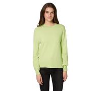 Rundhalspullover STREET ONE STUDIO, Damen, Gr. 40, flare grün meliert, Stoff, 30% Polyester, 29% Polyacryl, 21% Viskose, 20% Nylon, unifarben, normal normal, Rundhals, Rippbündchen, Pullover Rundhalsp