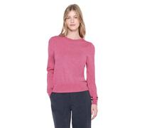 Rundhalspullover STREET ONE STUDIO, Damen, Gr. 40, candy pink meliert, Stoff, 30% Polyester, 29% Polyacryl, 21% Viskose, 20% Nylon, unifarben, normal normal, Rundhals, Bündchen, Pullover Rundhalspullo