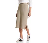 Street One Studio Frauen Rippstruktur Bleistiftrock in Beige, Gr: 46