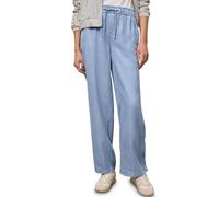 Street One Damen Stoffhose Studio Straight Leg Paperbagbund 100% Lyocell light blau soft wash Gr.46