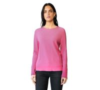 Street One Studio Frauen Strickpullover mit Knöpfen in Pink, Gr: 36