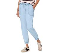 Loose-fit-Jeans STREET ONE STUDIO, Damen, Gr. 32, Länge 28, light ultrableach wash, Stoff, 60% Lyocell, 40% Baumwolle, unifarben, knöchelfrei, Jeans, im Loose Fit (34745269-32) light ultrableach wash