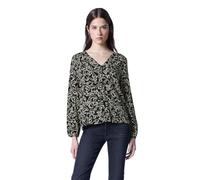 Street One Studio Damen V-Neck Bluse mit Knöpfen