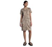 Street One Studio Damen Velours-Kleid mit Leo-Print