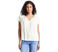 Street One Studio Damen F345838 Bluse mit Raffung, Off White, 42