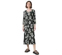 Street One Kleid F144451 Volant Damen – 100% Viskose, geblümt – Desert Pine Grün, Gr. 38