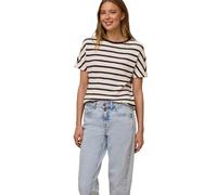 Street One Studio Frauen Dropped Shoulder Shirt im Strick-Look in Lila, Gr: 36