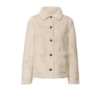 Street One Studio - Fake Fur Overshirt beige - Gr. - 38