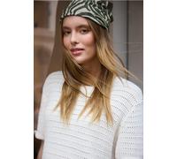 Street One Studio Frauen Bandana im Zebra-Look in Grün, Gr: One size