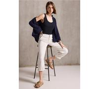 Street One Studio Frauen Basic Jersey-Top in Blau, Gr: 40