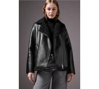 Street One Studio Frauen Biker-Jacke in Schwarz, Gr: 46