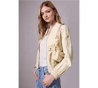 Street One Studio Frauen Blouson mit Taschen in Beige, Gr: 36