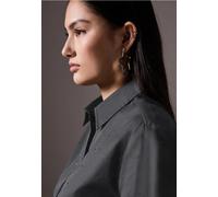 Street One Studio Frauen Bluse mit Schmucksteinen in Grau, Gr: 36