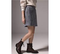 Street One Studio Frauen Bouclé Rock in Blau, Gr: 42