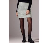 Street One Studio Frauen Bouclé Rock in Schwarz|Weiß, Gr: 32