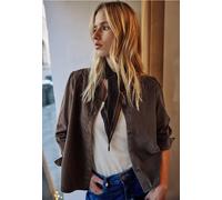 Street One Studio Frauen Cord Hemdbluse in Braun, Gr: 38