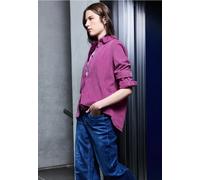 Street One Studio Frauen Cord-Hemdbluse in Pink, Gr: 34