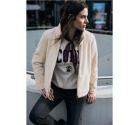 Street One Studio Frauen Fake Fur Jacke in Beige, Gr: 44