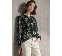 Street One Studio Frauen Gemusterte Chiffon-Tunika in Grün, Gr: 42