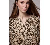 Street One Studio Frauen Gemusterte Raglan-Bluse in Braun, Gr: 40