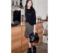 Minirock STREET ONE STUDIO, Damen, Gr. 34, buffed beige, Stoff, Obermaterial: 100% Polyester; Unterrock: 100% Modal, gemustert, normal ca. Mitte Oberschenkel, Röcke Minirock, mit Chiffon-Layer (303785