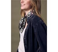 Street One Studio Frauen Gemustertes Bandana in Schwarz, Gr: One size