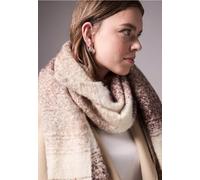 Street One Studio Frauen Gestreifter Schal in Weiß, Gr: One size