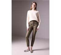 Street One Studio Frauen Hose im Leder-Look in Braun, Gr: 44
