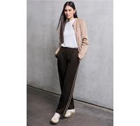 Street One Studio Hose mit Gallonstreifen Dark Auburn Brown 40