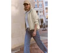 Street One Studio Frauen Jacke mit abnehmbarer Kapuze in Beige, Gr: 38