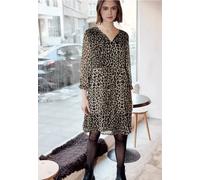 Street One Studio Frauen Knielanges Kleid in Schwarz, Gr: 42